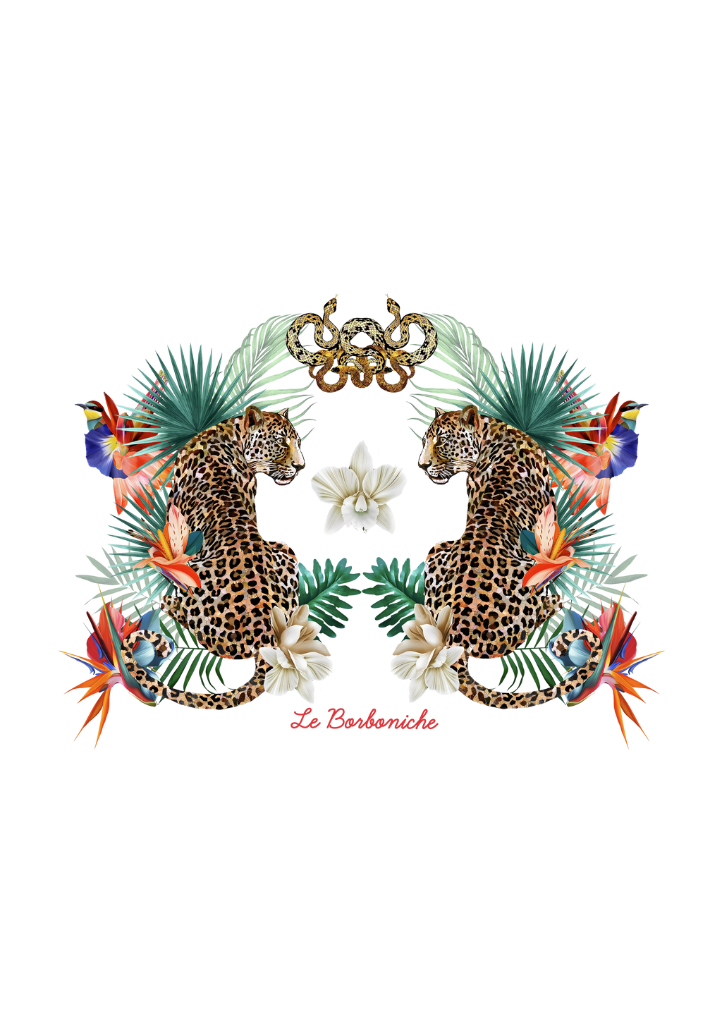 T-shirt Leopardi  Nero