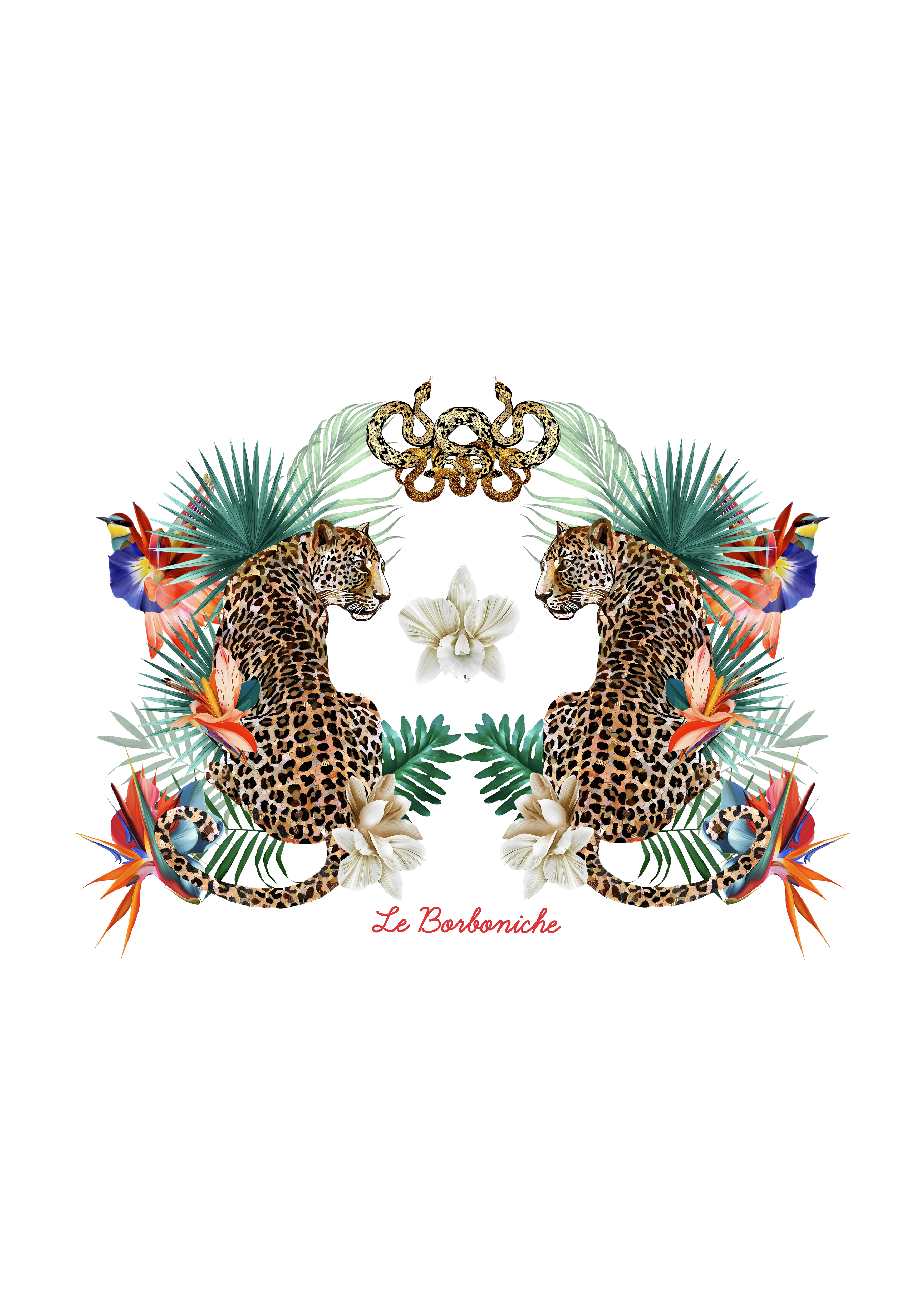 T-shirt Leopardi  Nero
