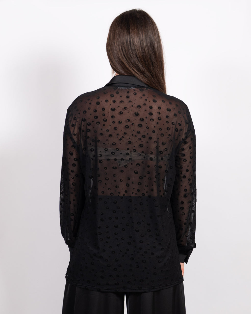 Camicia Luna Tulle Nero