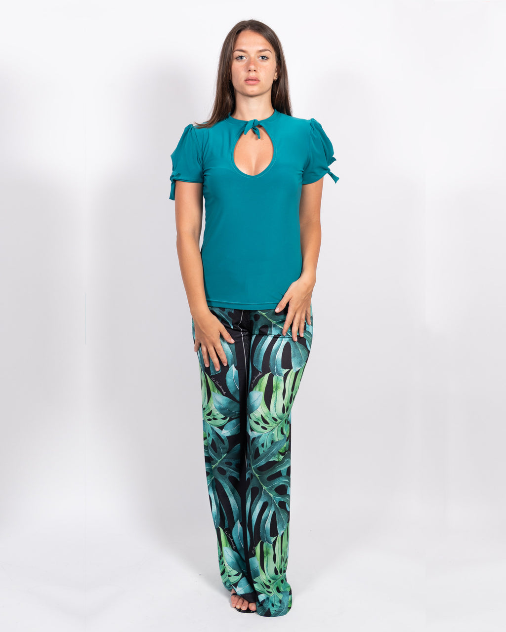 Blusa Diva Verde Ottanio