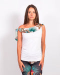 Top Flake Leopardo Bianco