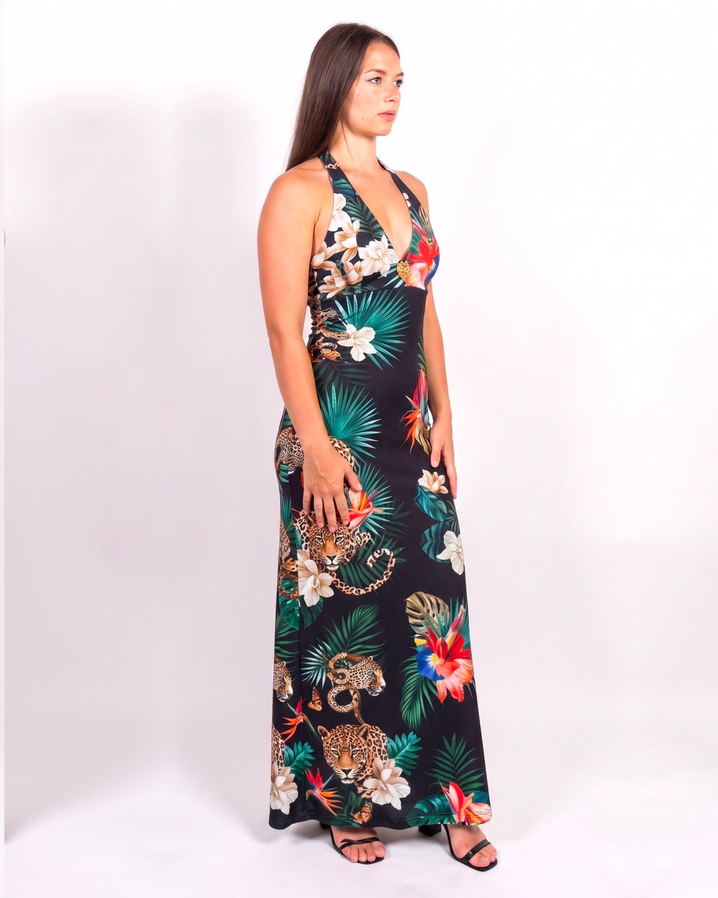 Abito Jungle Leopardo Nero