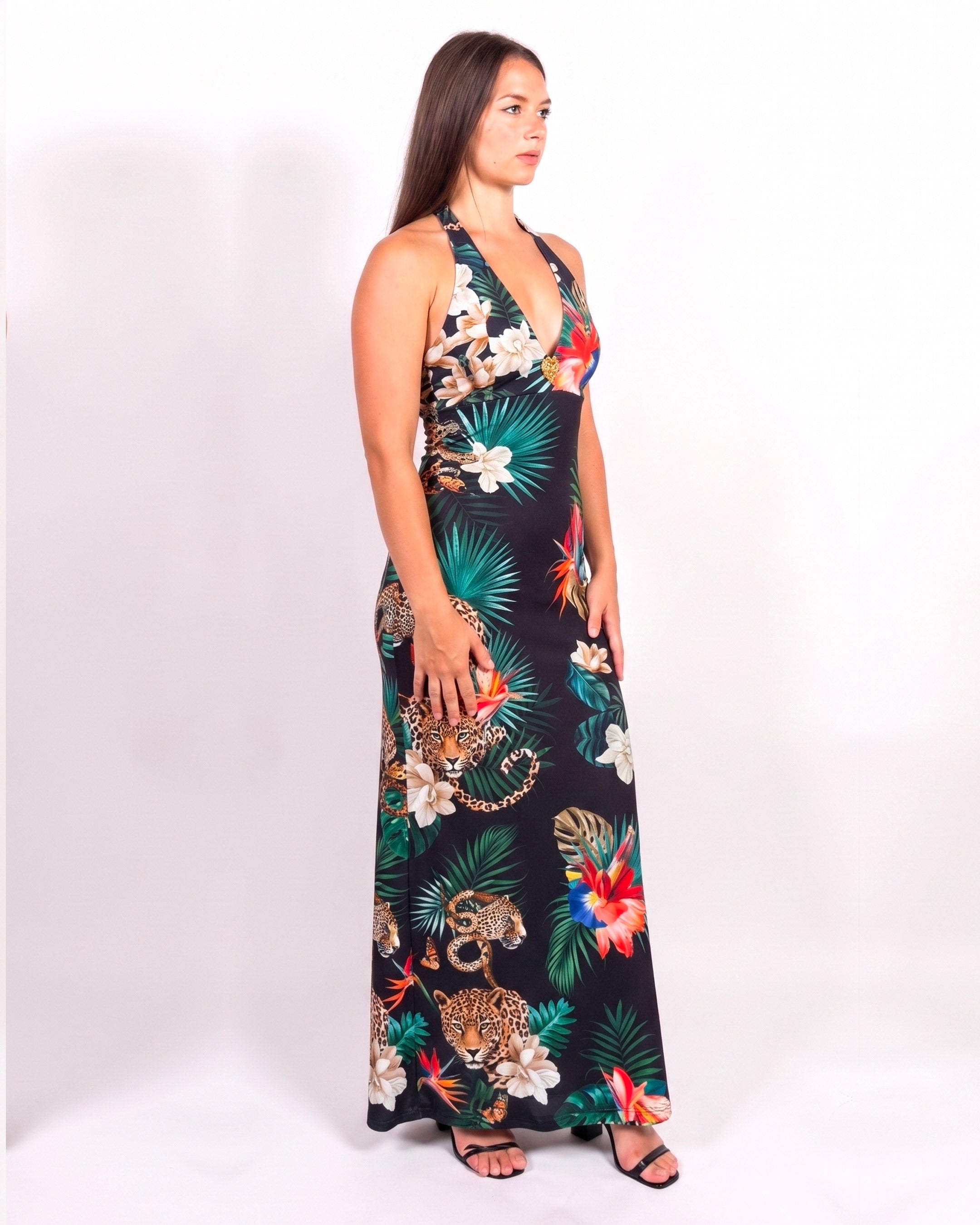 Jungle Palm Dress