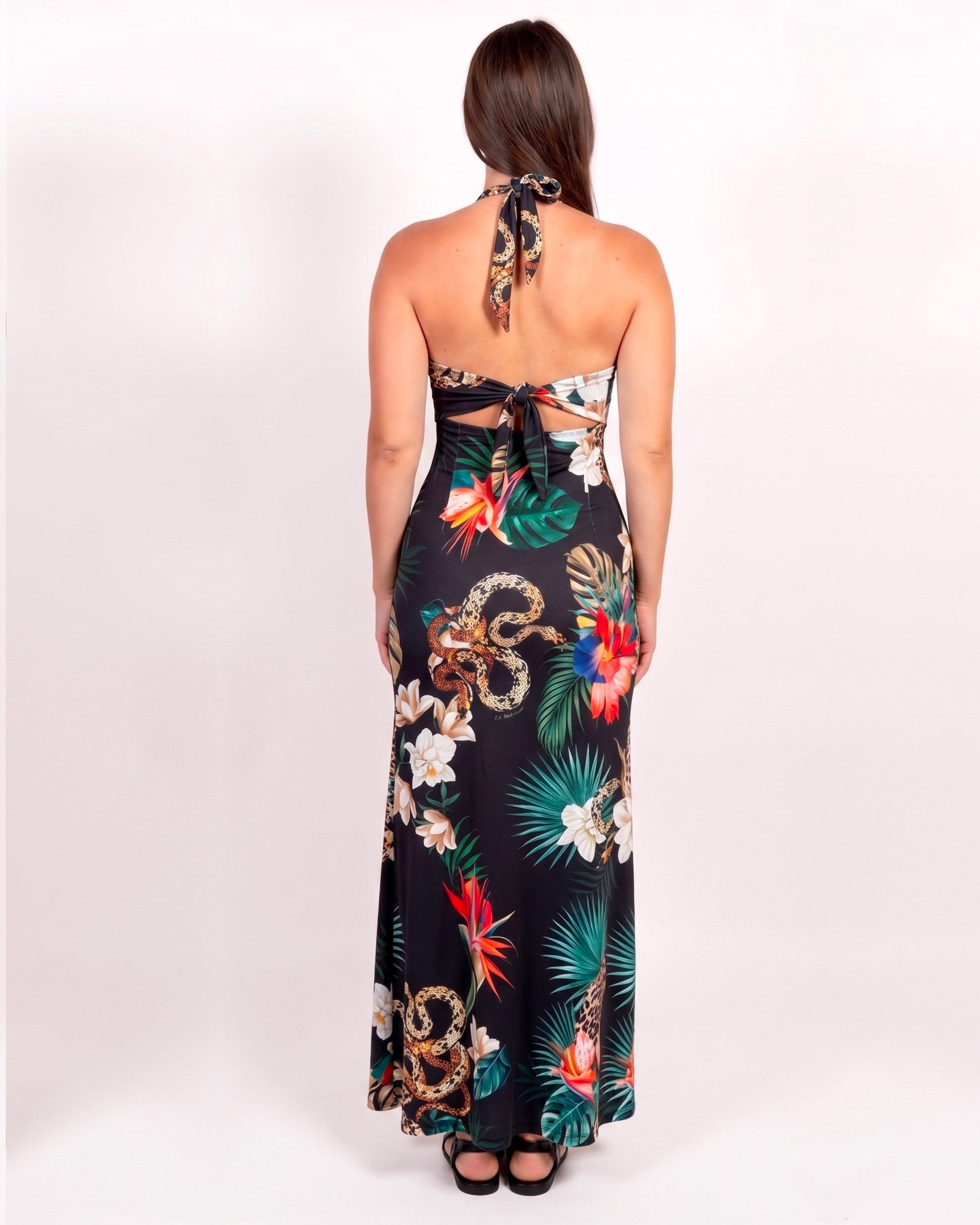 Jungle Palm Dress