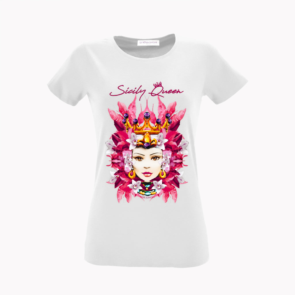 Sicily Queen Rose Jungle Bianco