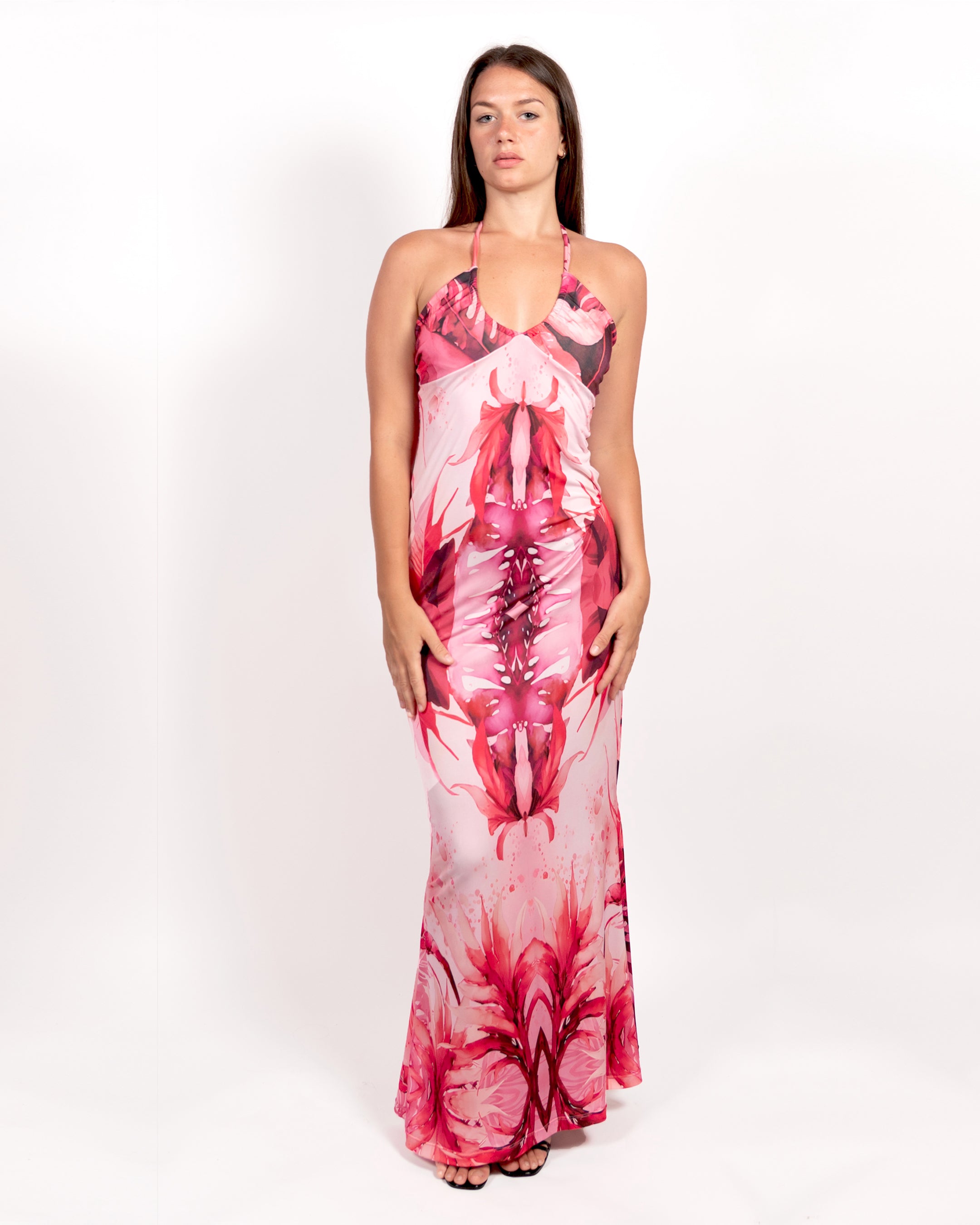 Leopard Rose Jungle Dress