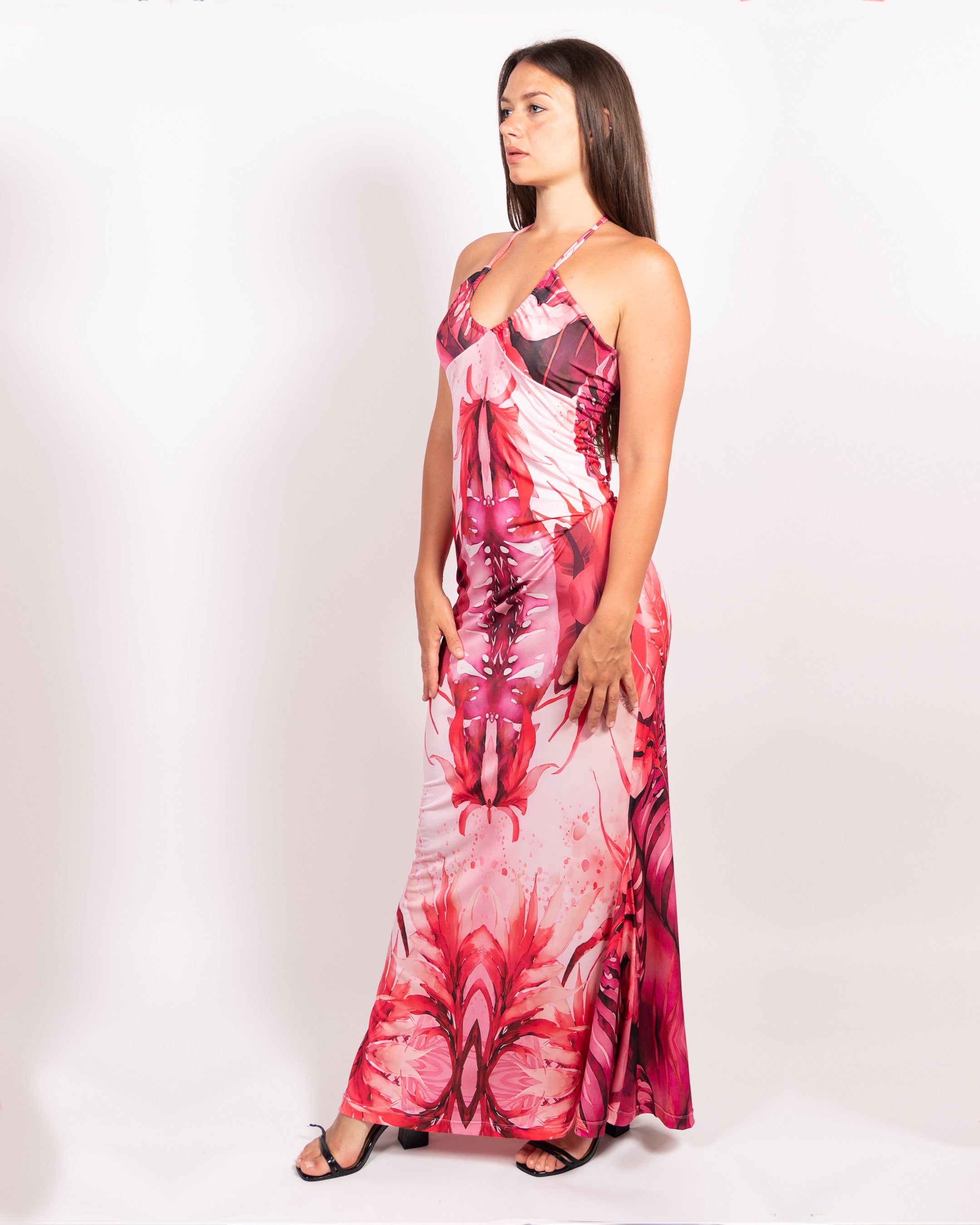 Leopard Rose Jungle Dress