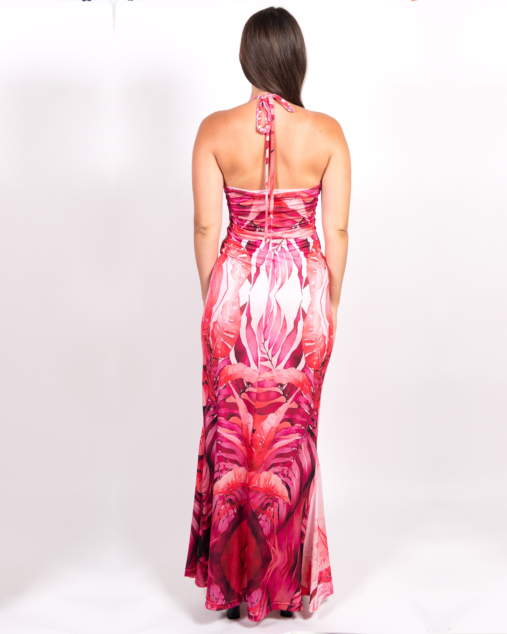 Leopard Rose Jungle Dress