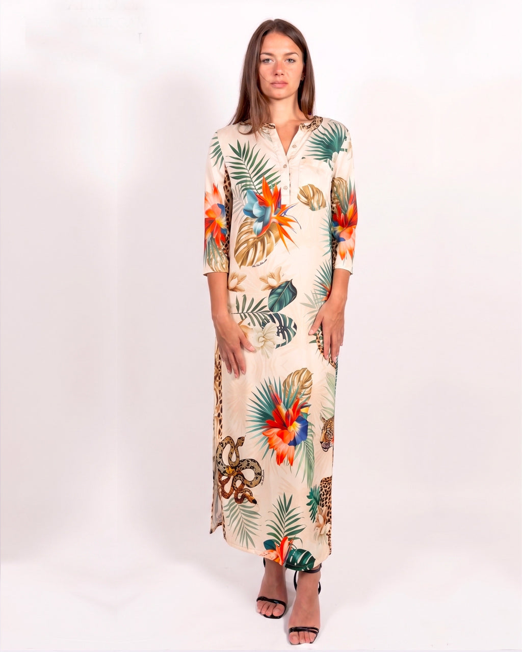 Rose Jungle Cami Dress