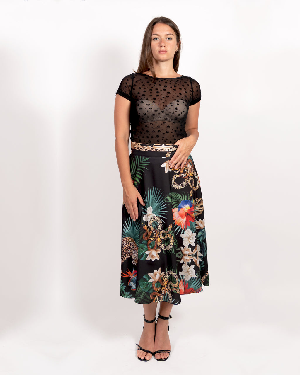 Maglia Loop Tulle nero