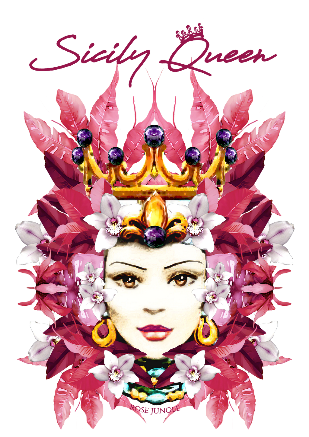 Sicily Queen Rose Jungle Nero