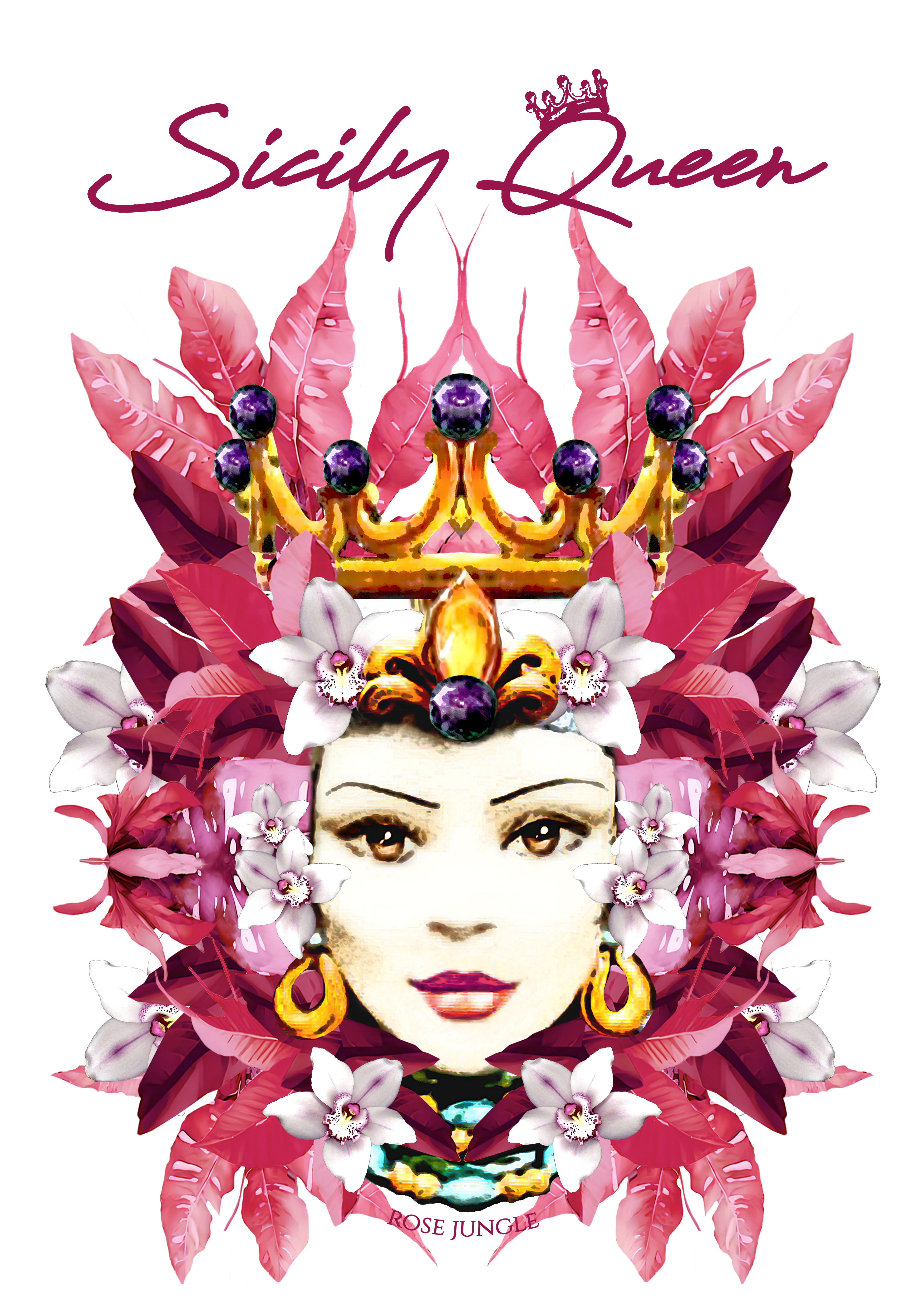Sicily Queen Rose Jungle Nero