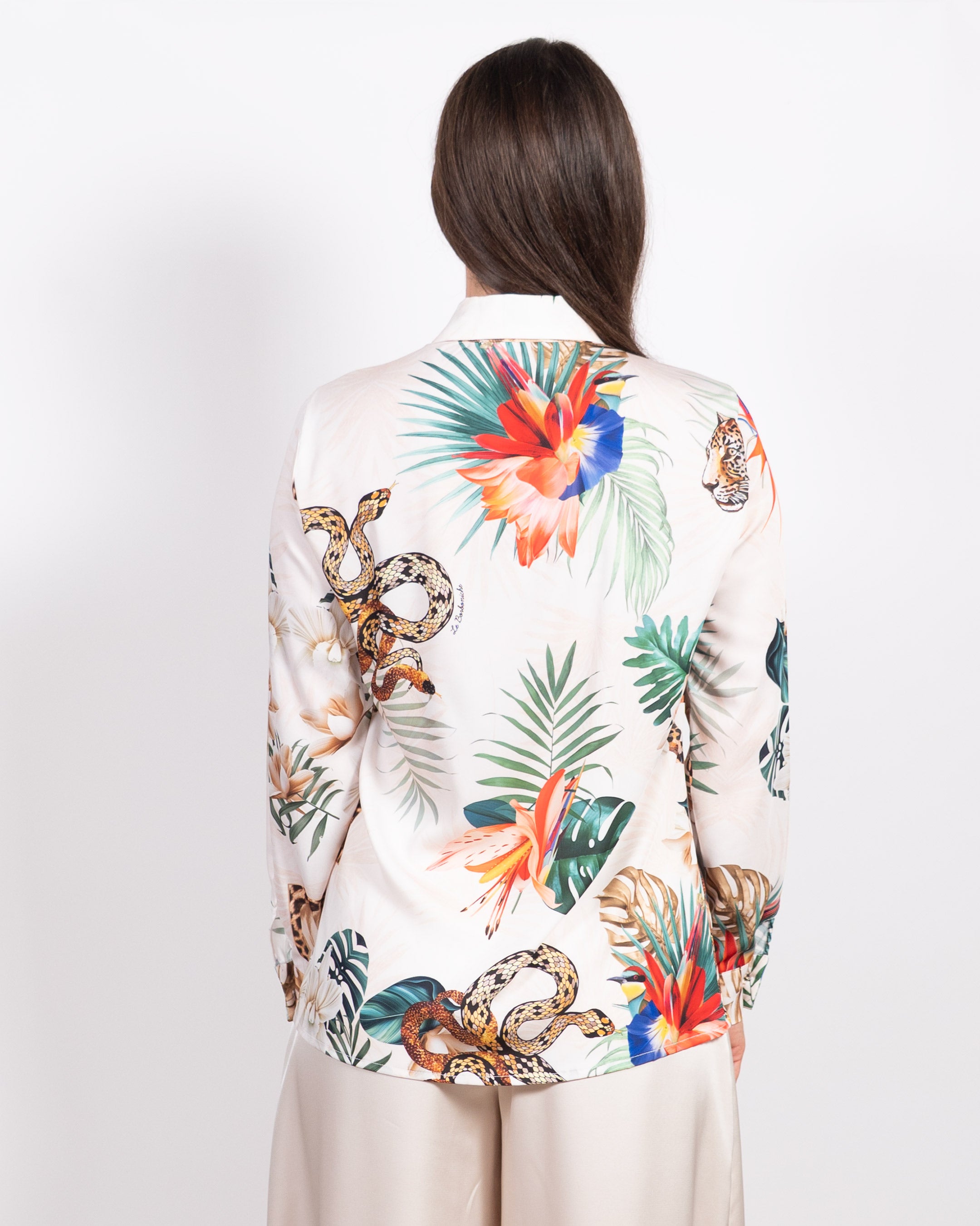 Luna White Leopard Shirt