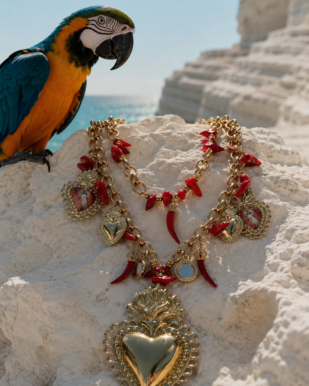 Collana Red Coral