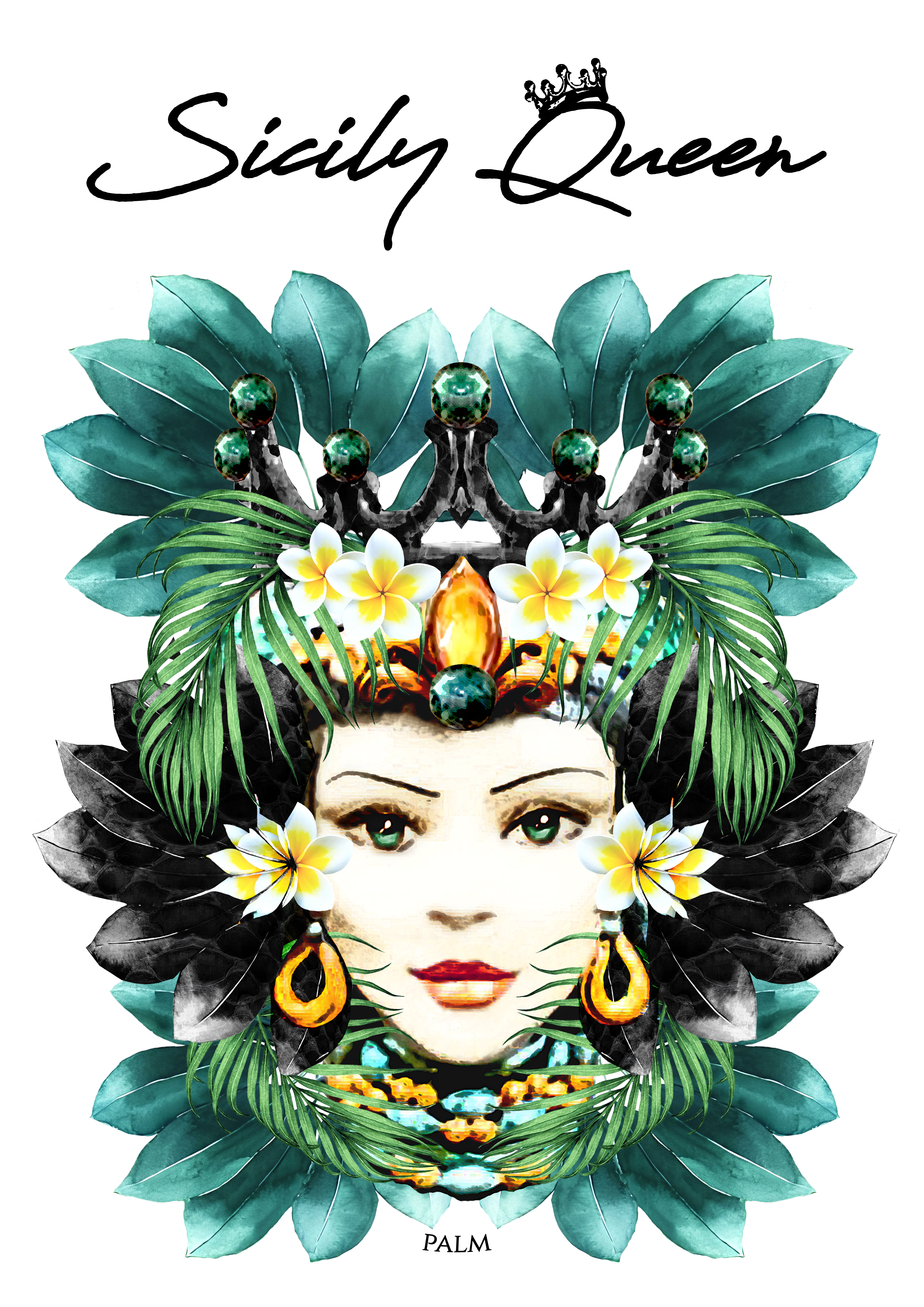 Sicily Queen Palm Bianco