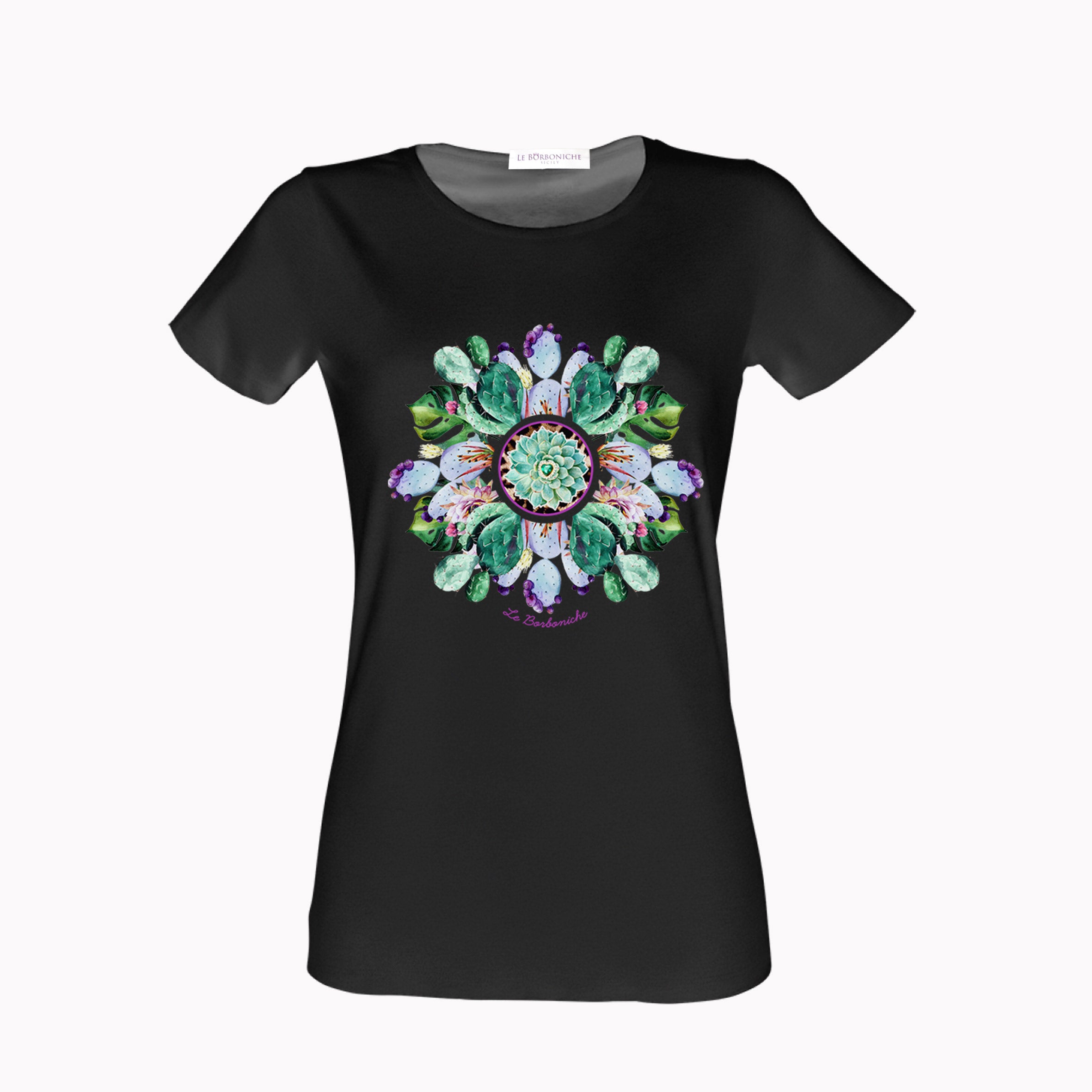 T-shirt Sicily Jungle Nero