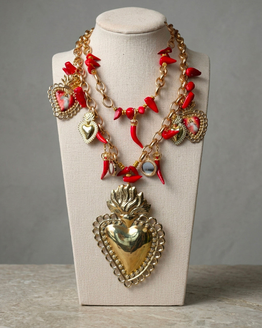 Collana Red Coral